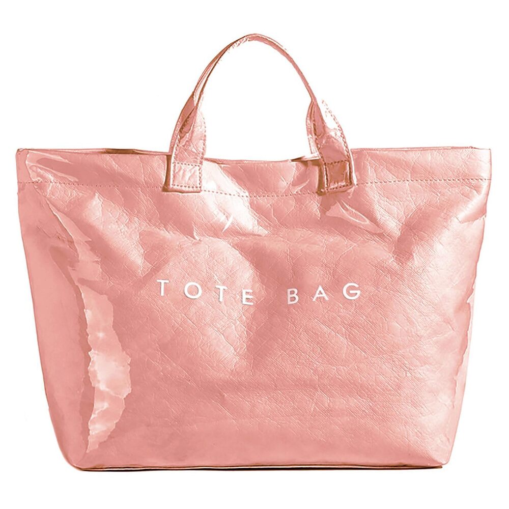 3209 Paper Tote Bags with PVC Surface Top-handle Bag Vintage Clear Purses